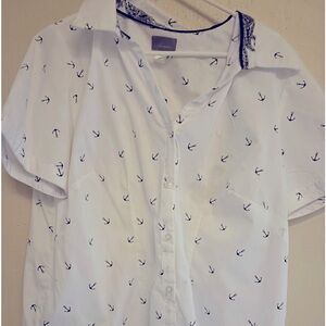 Resportwear Cruisewear SS sleeve Blouse. XL  NWT